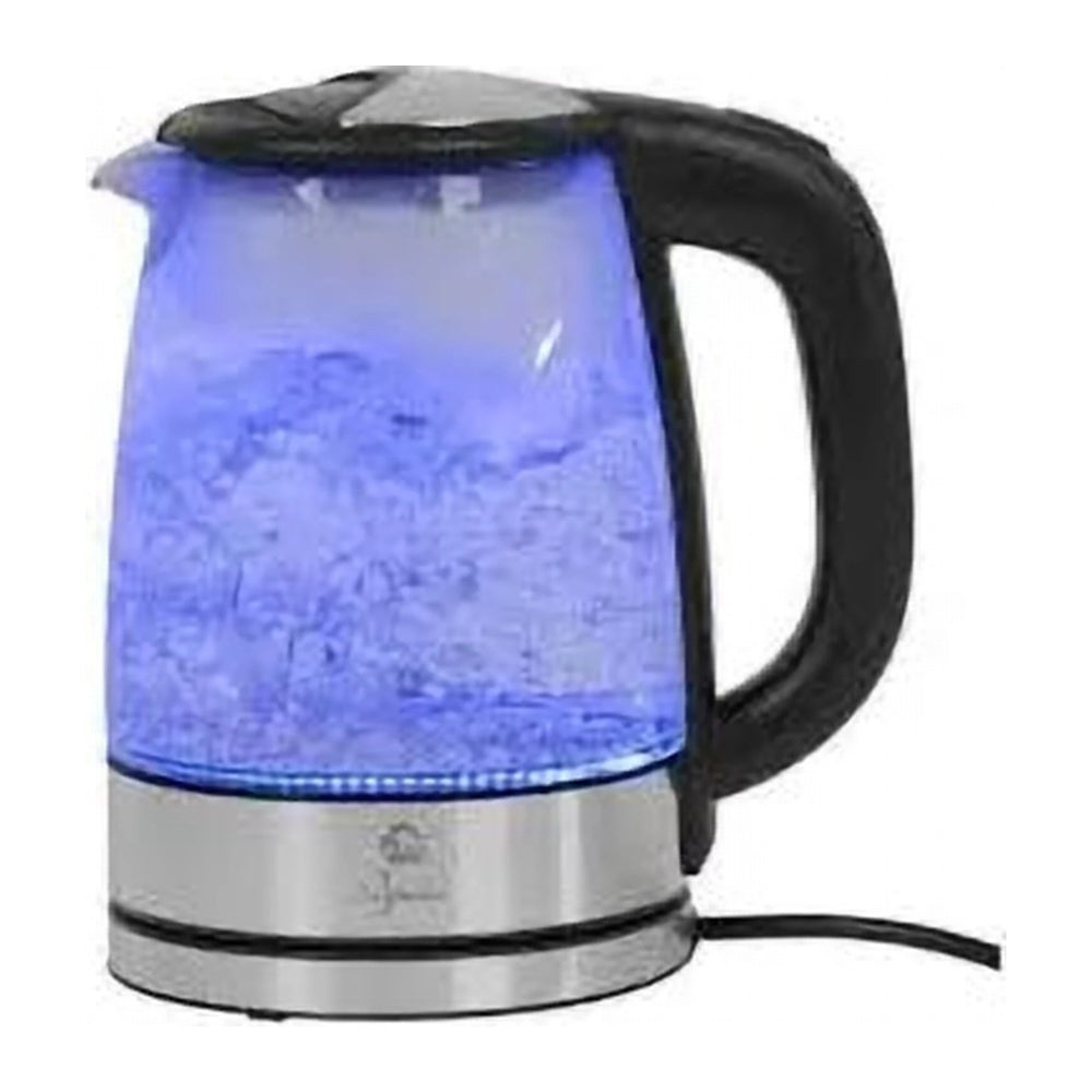 Fierbător Electric din Sticlă Scarlett 2 L, 1500W, cu Iluminare LED Albastră