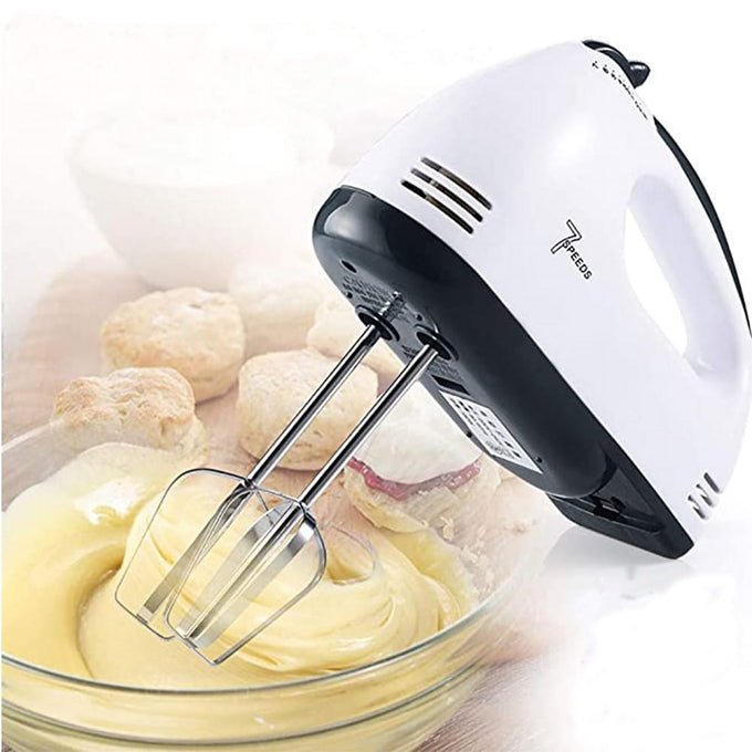 Mixer de Mână cu 7 Viteze, 120W, cu 2 Capete de Amestecare