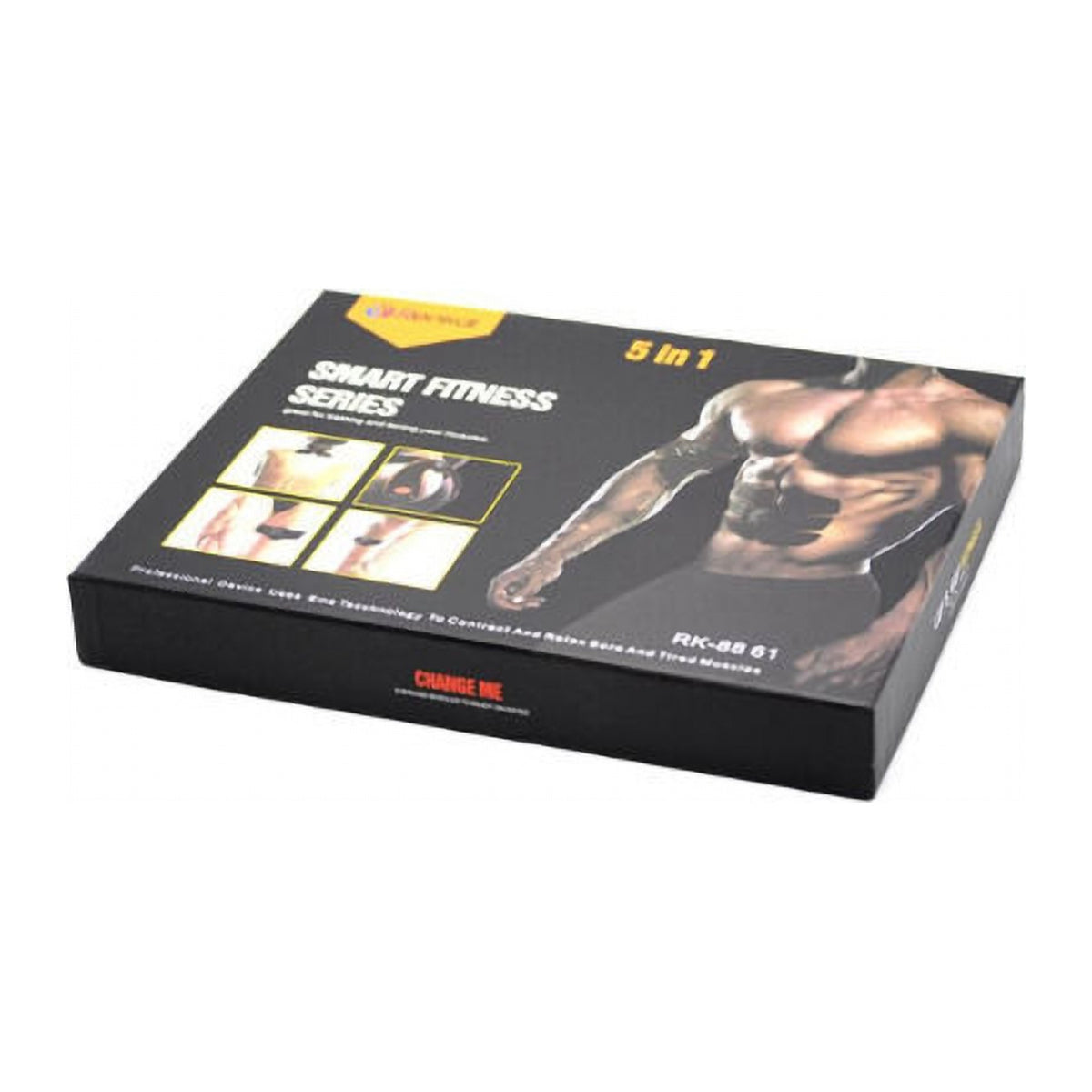 Aparat Portabil cu Electrostimulare EMS pentru Abdomen, 6 Moduri, cu Telecomandă