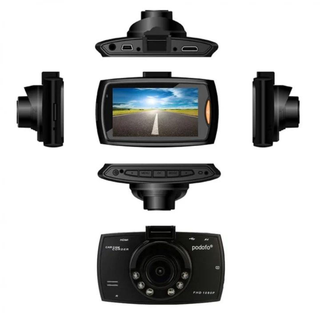 Cameră Auto de Bord 1080p G30, Display 2,4 Inch, Unghi 140°, cu Detectare Mișcare