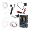 Kit Bandă LED Auto cu Fir Neon, Lumină Ambientală de 1 m sau 3 m, Alimentare 12V sau USB