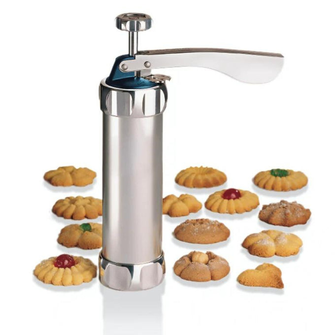 Presă pentru Biscuiți și Fursecuri Profesională cu 10 Forme și 4 Capete