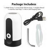 Pompă Electrică pentru Bidon de Apă, Reîncărcabilă USB, pentru Bidoane de 5-18,9 L