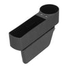 Organizator pentru Spațiul dintre Scaunele Auto, Piele Ecologică, Set 2 Bucăți, Negru