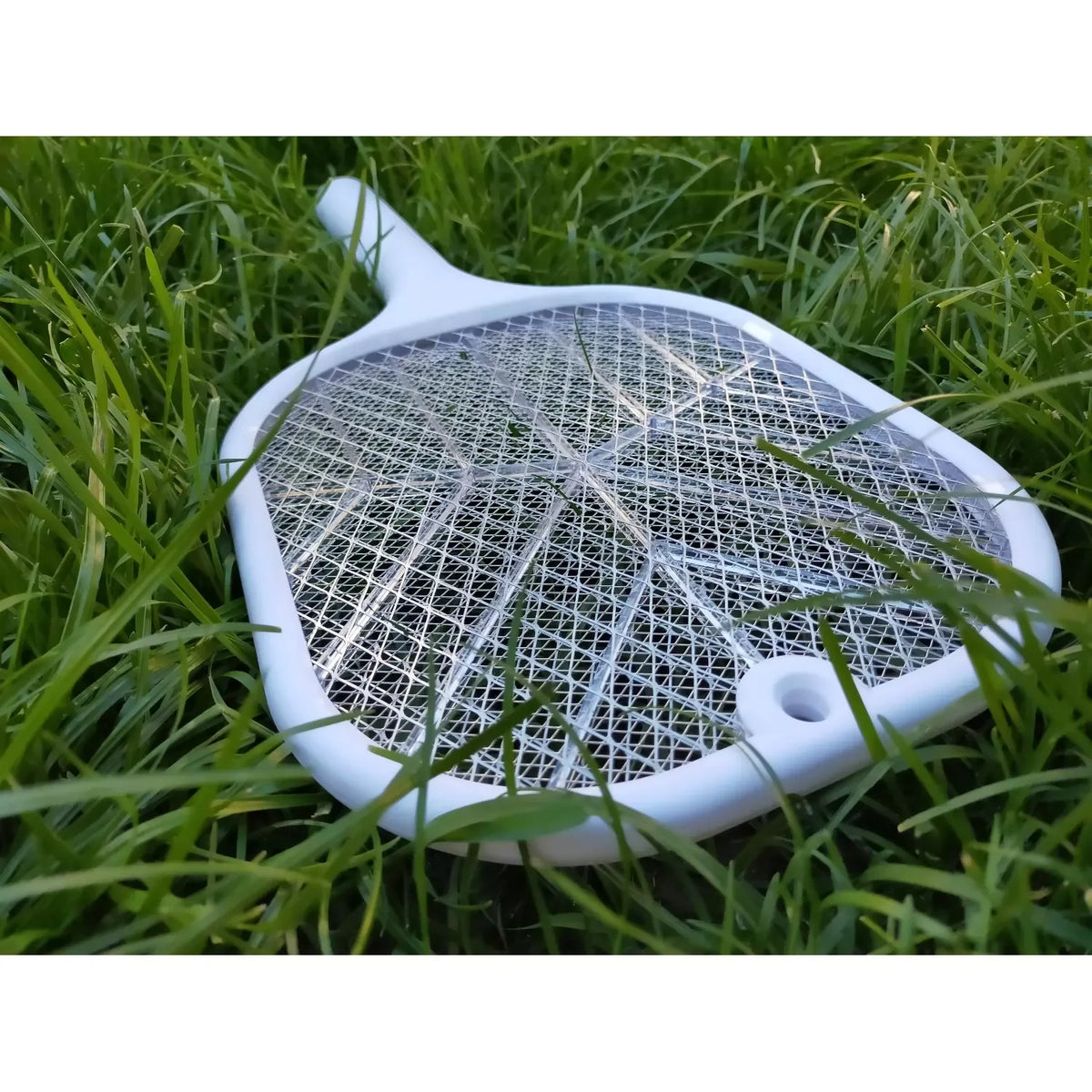 Paletă Electrică Reîncărcabilă Anti-Țânțari și Insecte, cu Suport și Încărcare USB