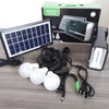 Kit de Iluminare cu 3 Becuri LED și Încărcare Solară GDlite 16, pentru Camping și Pene de Curent