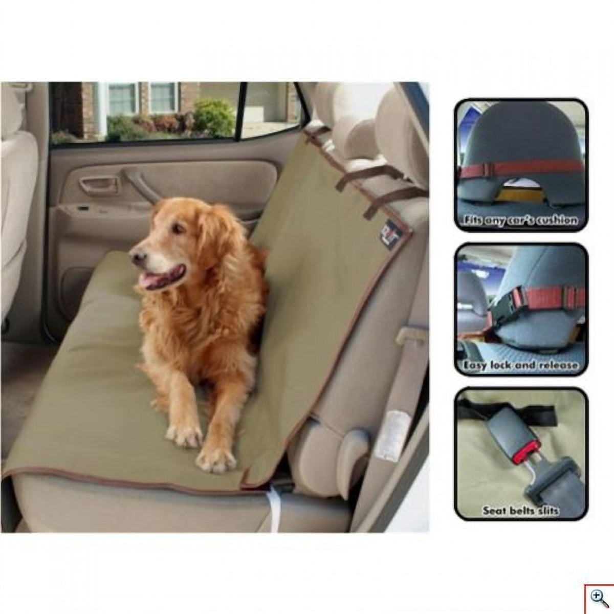 Husă de Scaun Auto Impermeabilă pentru Animale de Companie, 145 x 137 cm, Lavabilă