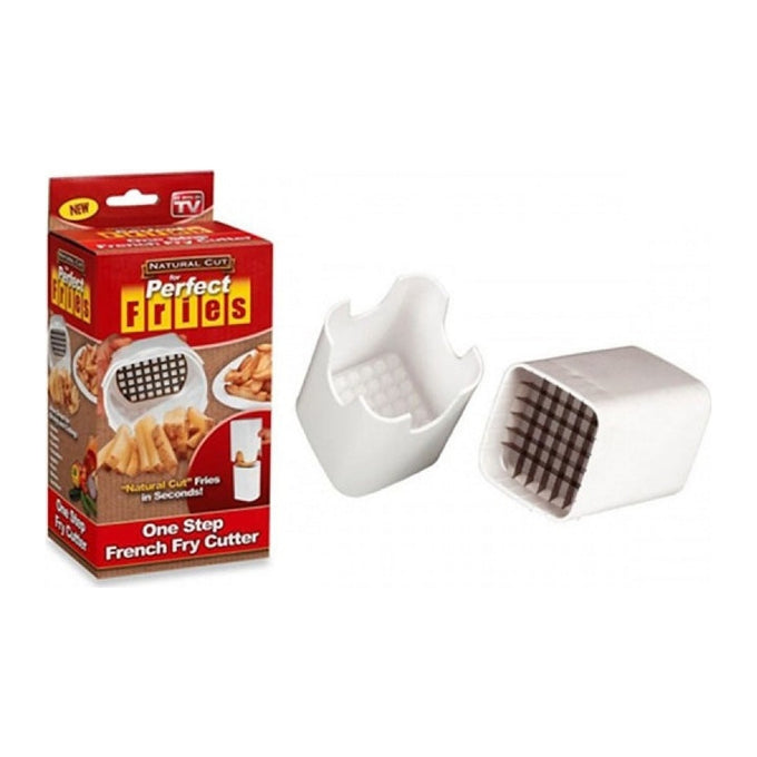 Aparat pentru Feliat Cartofi Pai, cu Fixare prin Vacuum, 13 x 10 cm, Metal și Plastic