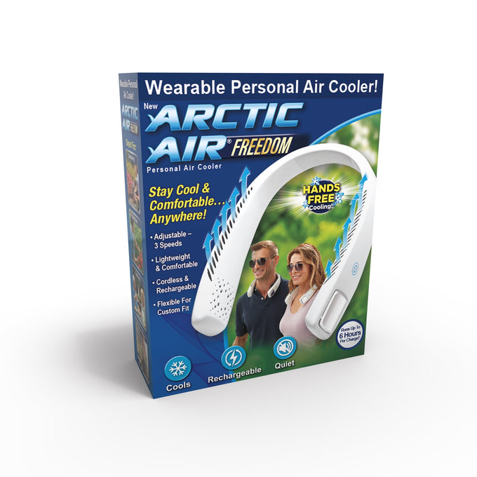Ventilator Portabil pentru Gât, cu Baterie 4000 mAh, 3 Viteze, Direcție Reglabilă 360°