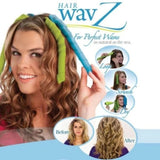 Bigudiuri Spiralate Hair Wavz pentru Bucle Definite, Set 16 Role (4 Lungi, 12 Scurte)