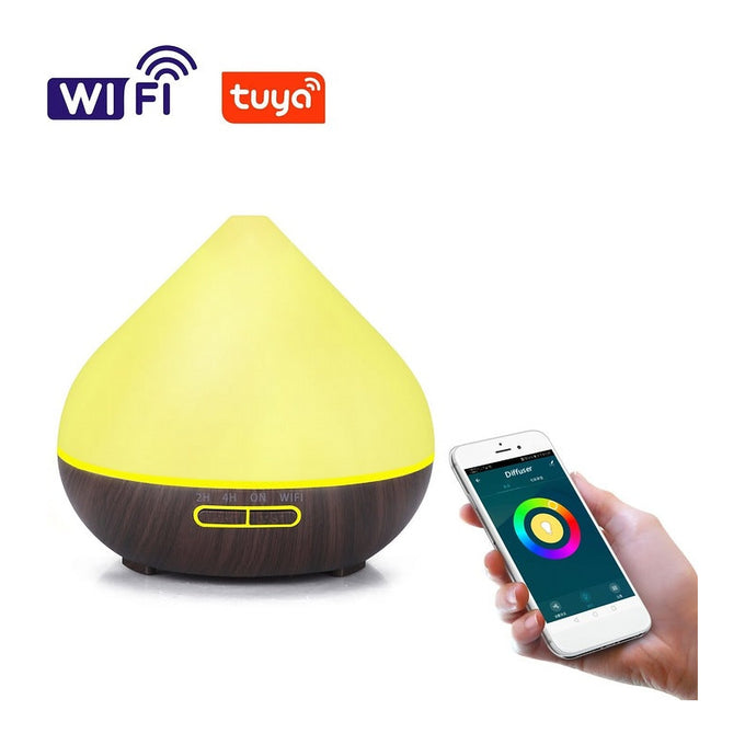 Difuzor de Aromaterapie Inteligent BOT Smart B12, 400 ml, Wi-Fi și Lumini LED