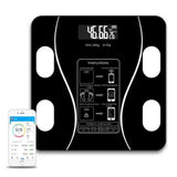 Cântar Corporal Inteligent Bluetooth, Sticlă Securizată, 180 kg, 10 Valori Corporale