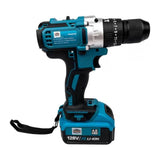 Trusă Scule cu Mașină de Găurit cu Impact și Cheie cu Impact, cu 2 Acumulatori 48V