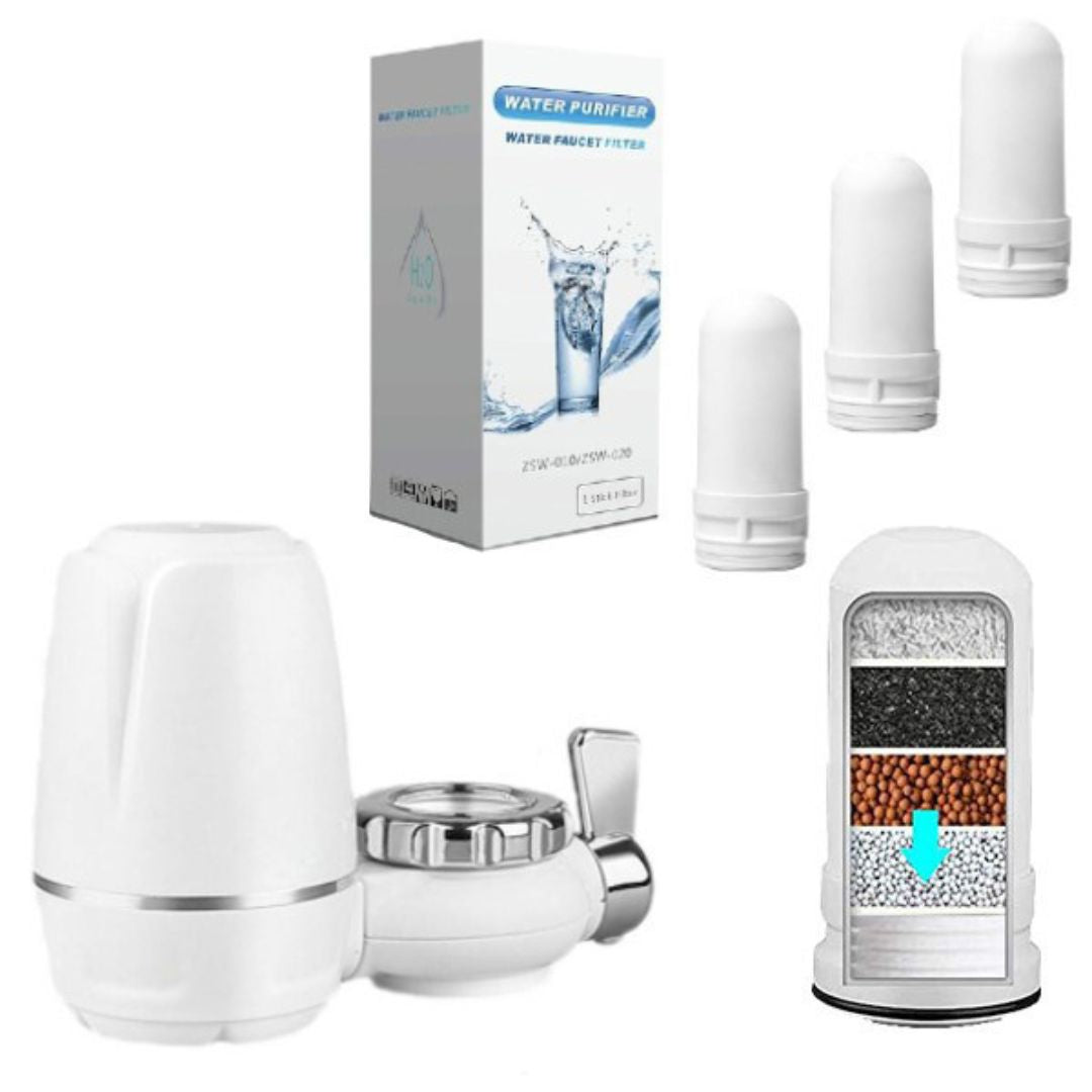 Filtru de Purificare a Apei Instant pentru Robinet, Filtrare în 3 Etape