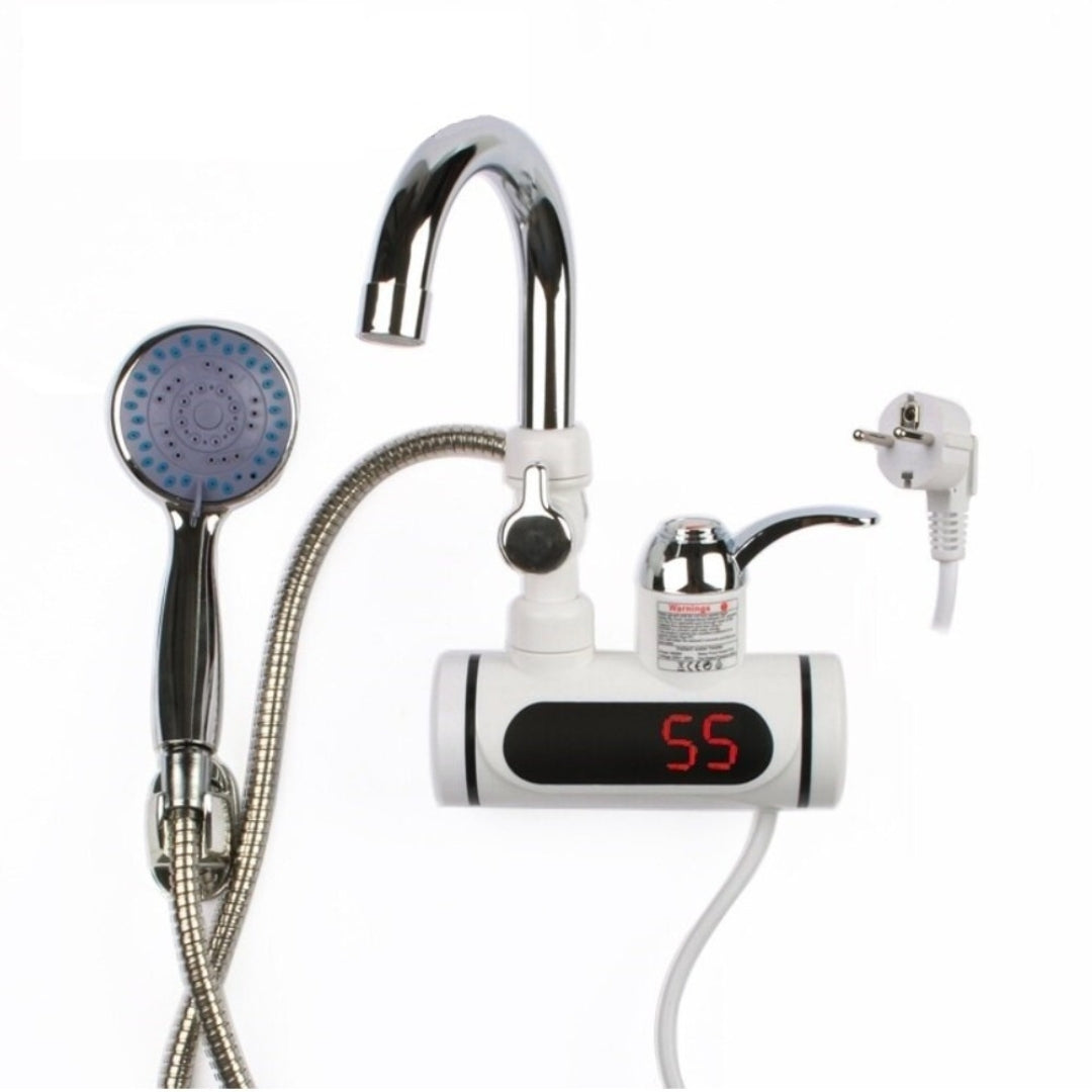 Robinet Electric cu Încălzire Instantanee și Afișaj LED, Apă Caldă până la 60°C