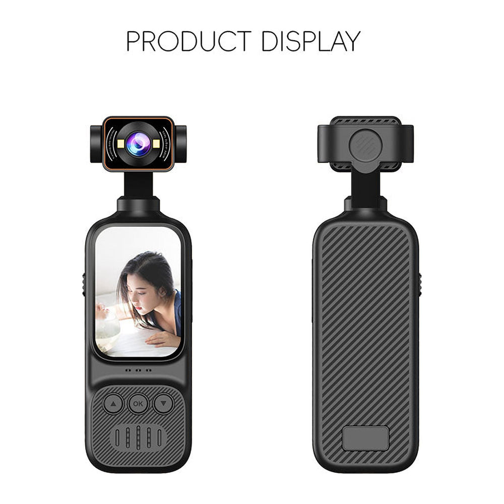 Cameră Sport 4K cu Obiectiv Rotativ 270°, Wi-Fi și Ecran LCD de 2 Inch