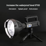 Lanternă LED 5119 Reîncărcabilă, 4000 Lumeni, 40W, cu Funcție Powerbank și Trepied