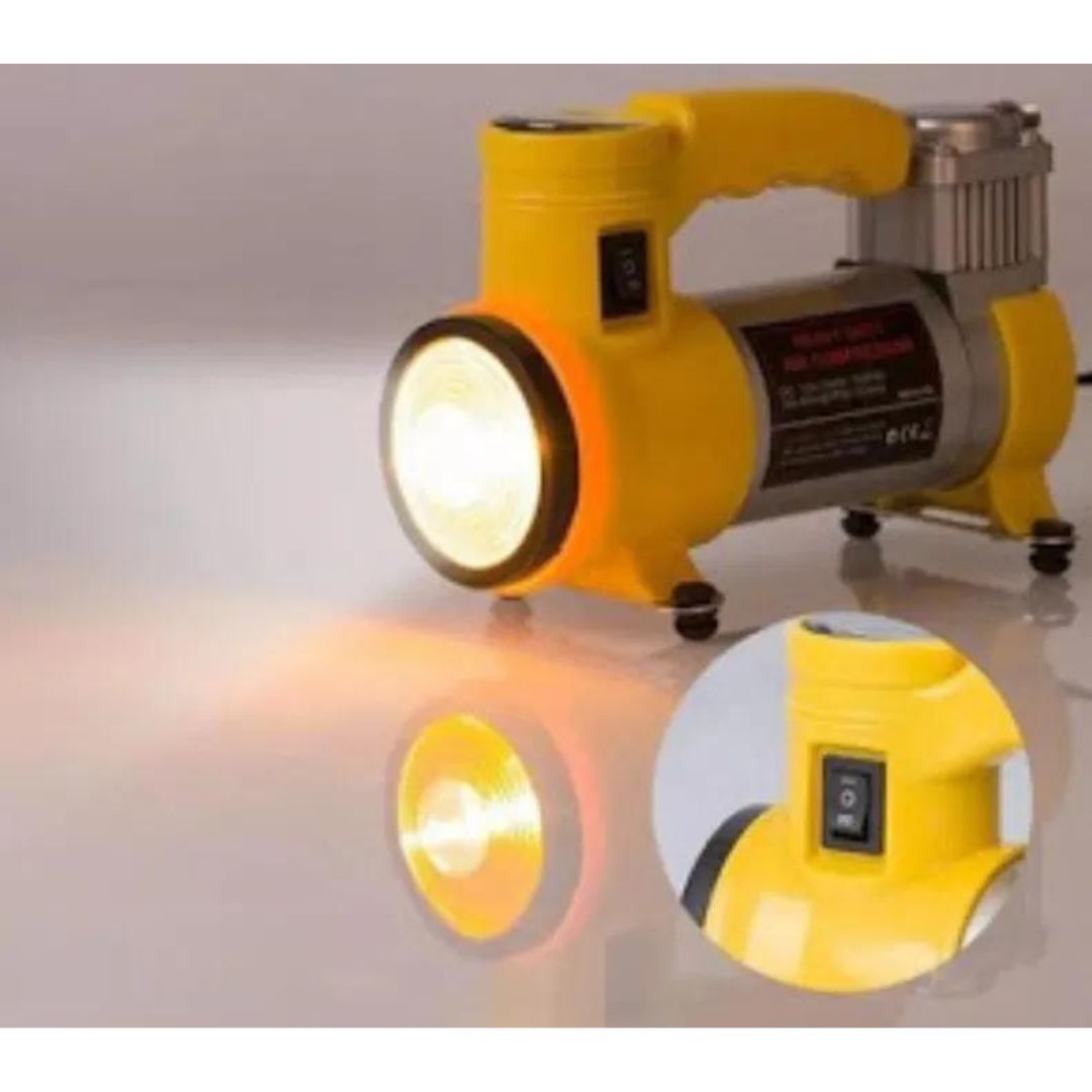 Compresor Auto Profesional Cyclone 12V, 35 l/min, cu Manometru și Lanternă