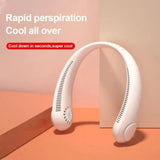 Ventilator Portabil pentru Gât, cu Baterie 4000 mAh, 3 Viteze, Direcție Reglabilă 360°