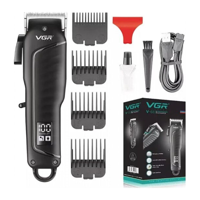 Aparat Profesional de Tuns VGR V-683 cu Încărcare USB, Autonomie 200 de Minute
