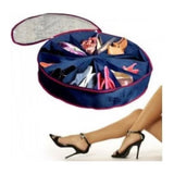 Organizator Rotund pentru Încălțăminte Shoe-Go Round, 12 Secțiuni, cu Fermoar