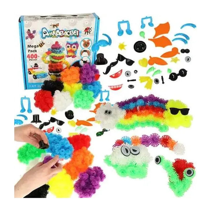 Set Blocuri de Construcție cu Velcro Creative Velcro 436 Piese, cu 400 de Blocuri și 36 de Accesorii