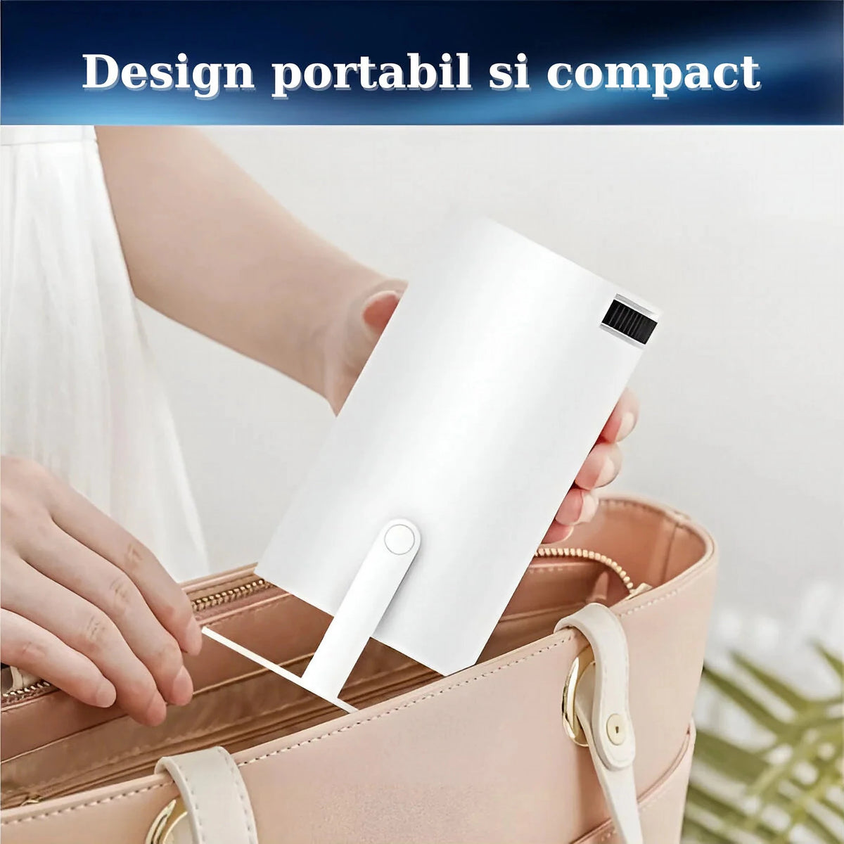 Videoproiector Portabil HY300 HD 1280 x 720, cu Wi-Fi, Bluetooth și HDMI