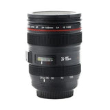Cană Termos în Formă de Obiectiv Foto, 400 ml, cu Capac
