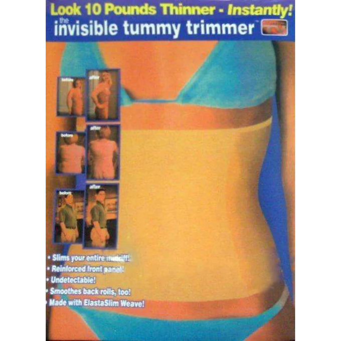 Centură Invizibilă pentru Abdomen din Micro-Plasă Elastică, Structură tip Fagure