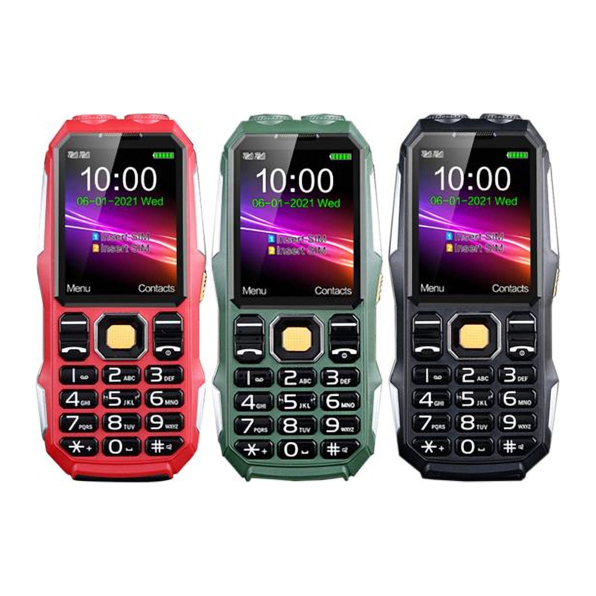 Telefon Robust cu Font Mare, Voce Puternică și Timp de Așteptare Lung, pentru Vârstnici