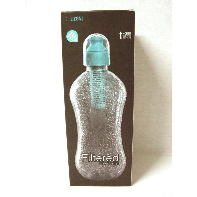 Sticlă cu Filtru de Carbon, 500 ml, fără BPA, cu Filtru Reutilizabil
