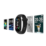 Brățară Fitness Smart M6, Ecran 0,96 Inch, Ritm Cardiac, Notificări, Bluetooth, IP67, Neagră