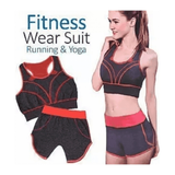 Costum de Yoga și Antrenament, din Material Sport Moale, Respirabil