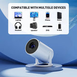 Videoproiector Portabil HY300 HD 1280 x 720, cu Wi-Fi, Bluetooth și HDMI