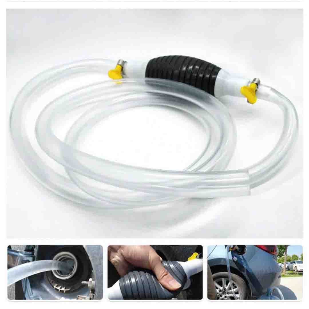 Pompa Manuala de Transfer Lichide, Transparent, PVC, Cauciuc, 2M