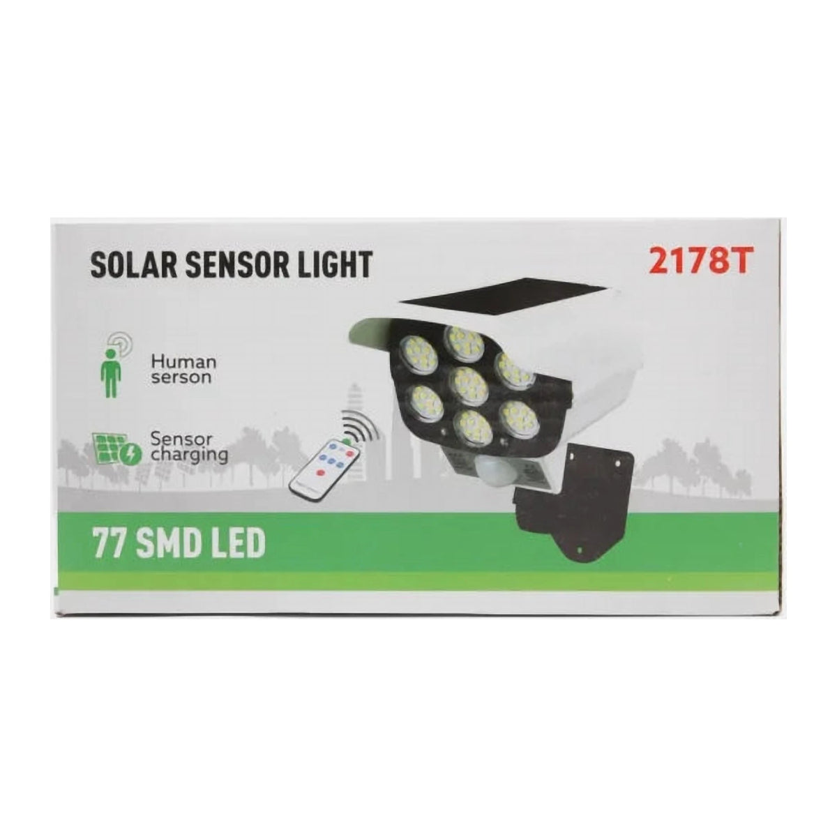 Lampă Solară cu Aspect de Cameră de Supraveghere, cu Senzor de Mișcare, 77 LED-uri, Rotire 360°