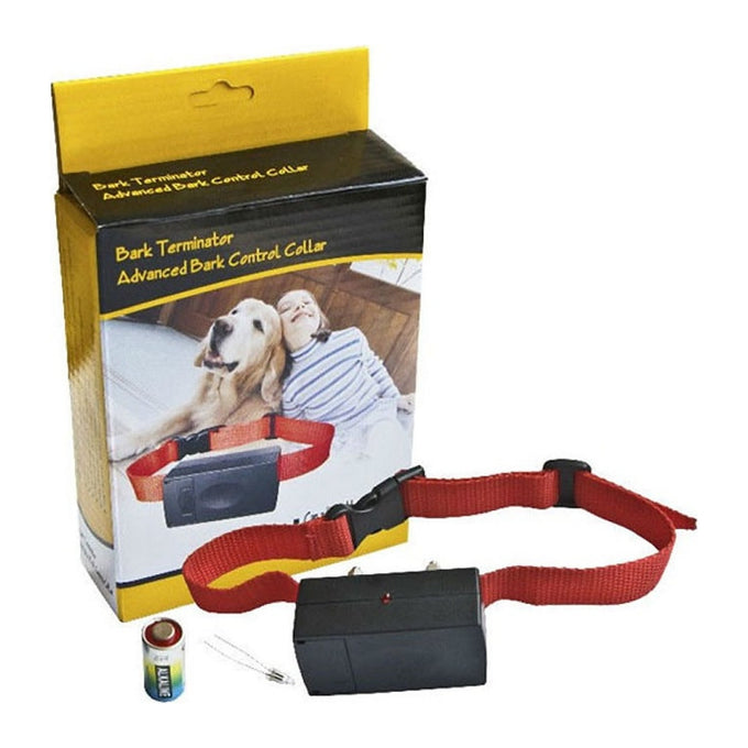 Zgardă Antilătrat BT-3 cu Vibrații, Impermeabilă, cu LED, pentru Câini de 2-60 kg