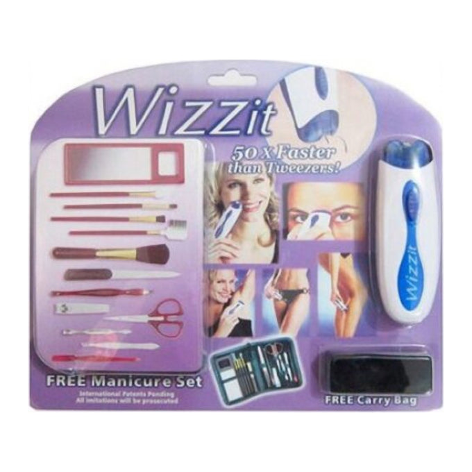 Set Epilator și Trusă de Îngrijire Personală Wizzit, cu 2 Trepte de Viteză