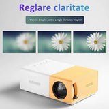 Proiector Portabil LED pentru Filme, cu Boxă Integrată, HDMI și USB