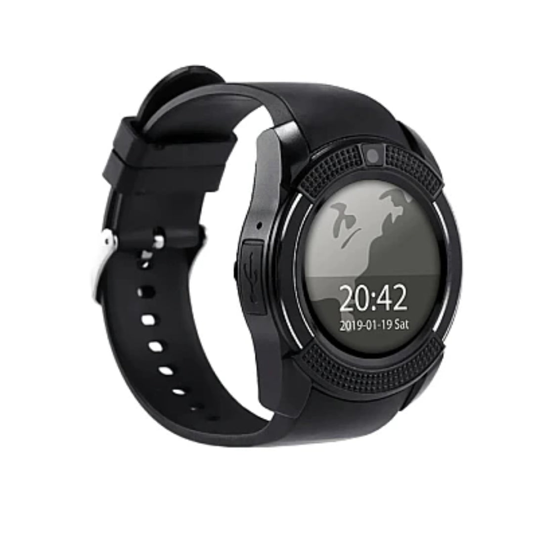 Smartwatch V8 cu Cartelă SIM, Cameră și Notificări Facebook și WhatsApp