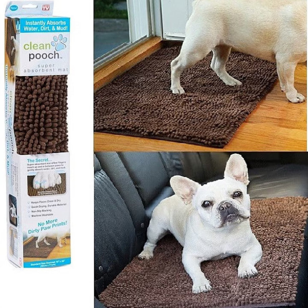 Covoraș Super-Absorbant pentru Animale Clean Pooch Mat, 44 x 68 cm, cu Suport Antialunecare