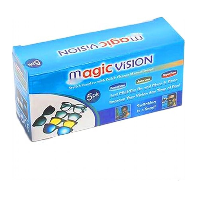 Ochelari de Soare Magic Vision cu Lentile Polarizate Magnetice, 5 Culori