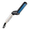 Pieptene Electric 2 în 1 pentru Barbă și Păr, cu Placă Ceramică, Încălzire până la 120 °C