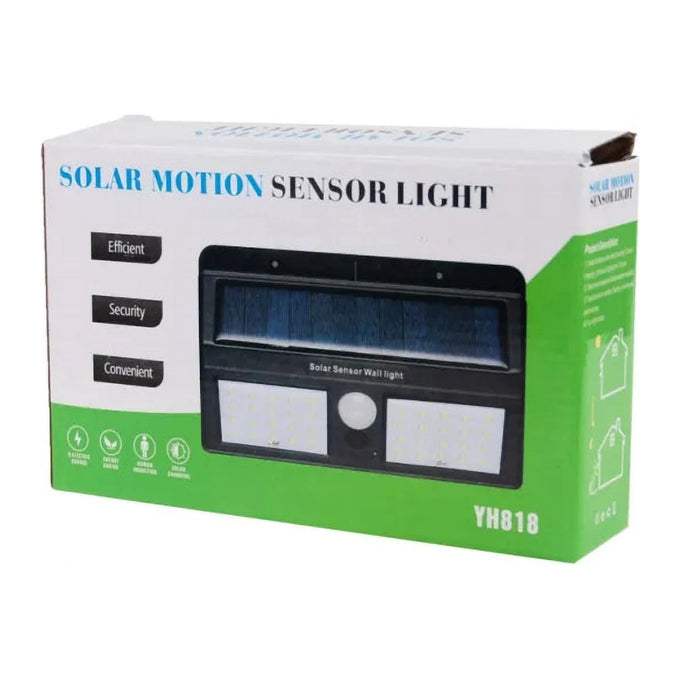 Lampă Solară Dublă cu 40 LED-uri, cu Senzor de Mișcare și Crepuscular, pentru Perete