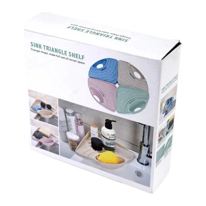Raft Organizator pentru Colțul Chiuvetei, cu Ventuză și Orificii de Scurgere