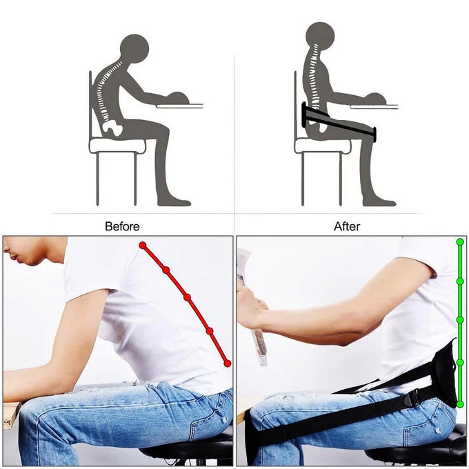 Corector de Postură în Ședere SittingPRO, Unisex, Reglabil și Respirabil