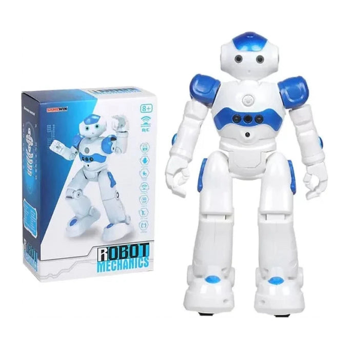 Jucărie Robot Inteligent cu Telecomandă, Alb, cu Încărcare USB