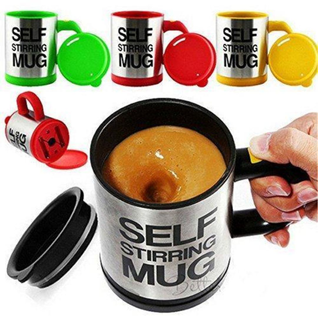 Cană Inteligentă cu Amestecare Automată, 350 ml, Self Stirring Mug