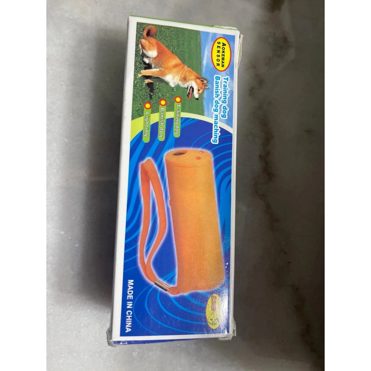 Dispozitiv cu Ultrasunete Anti-Câini, 130 dB, Rază 20 m, cu 2 Difuzoare, pentru Dresaj și Alungare