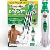 Stilou Portabil de Terapie TENS Hempvana Rocket, cu 3 Capete, pentru Relaxare Musculară